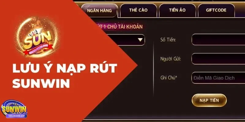 Kiểm tra trạng thái Nạp - Rút tiền SUNWIN